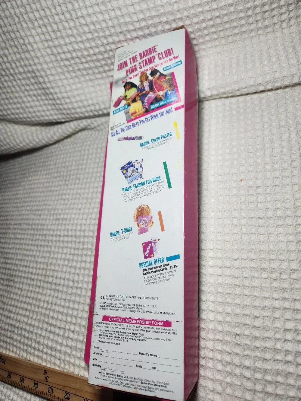 Barbie Fashion Play 1990 New In Box